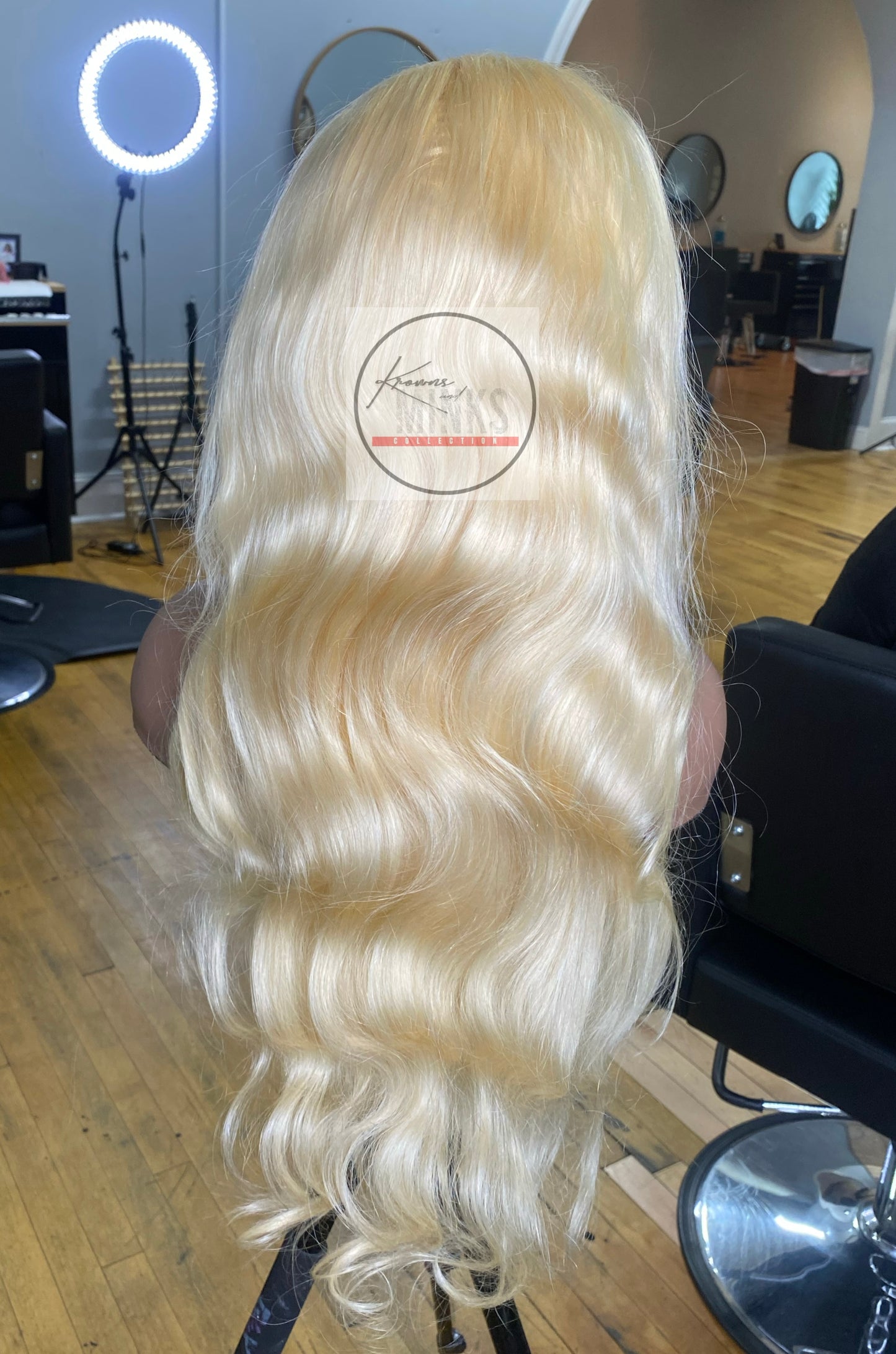 26 inch Body Wave 13x4 Frontal Wig BLONDE 613