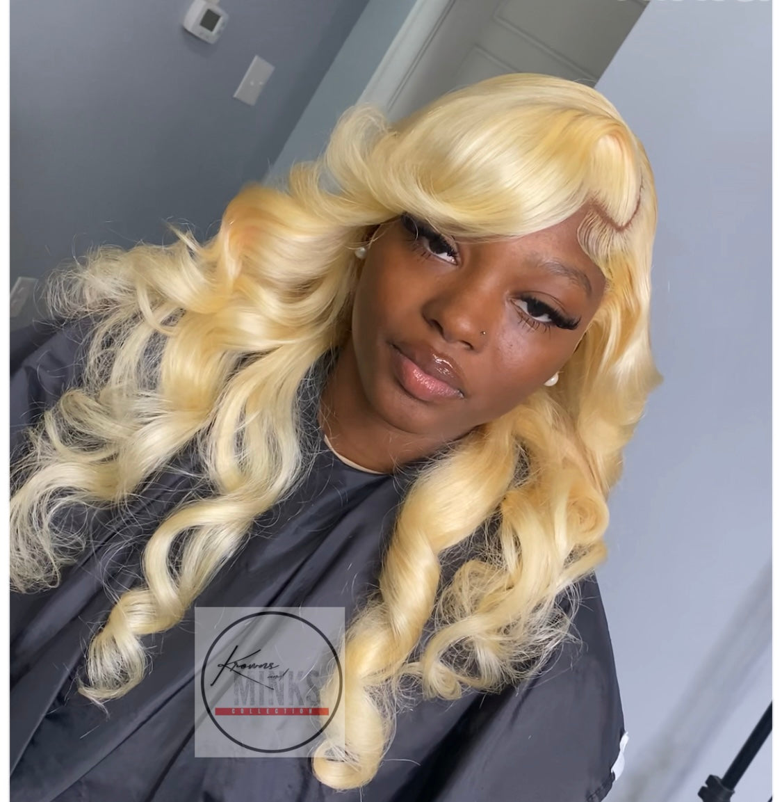 26 inch Body Wave 13x4 Frontal Wig BLONDE 613