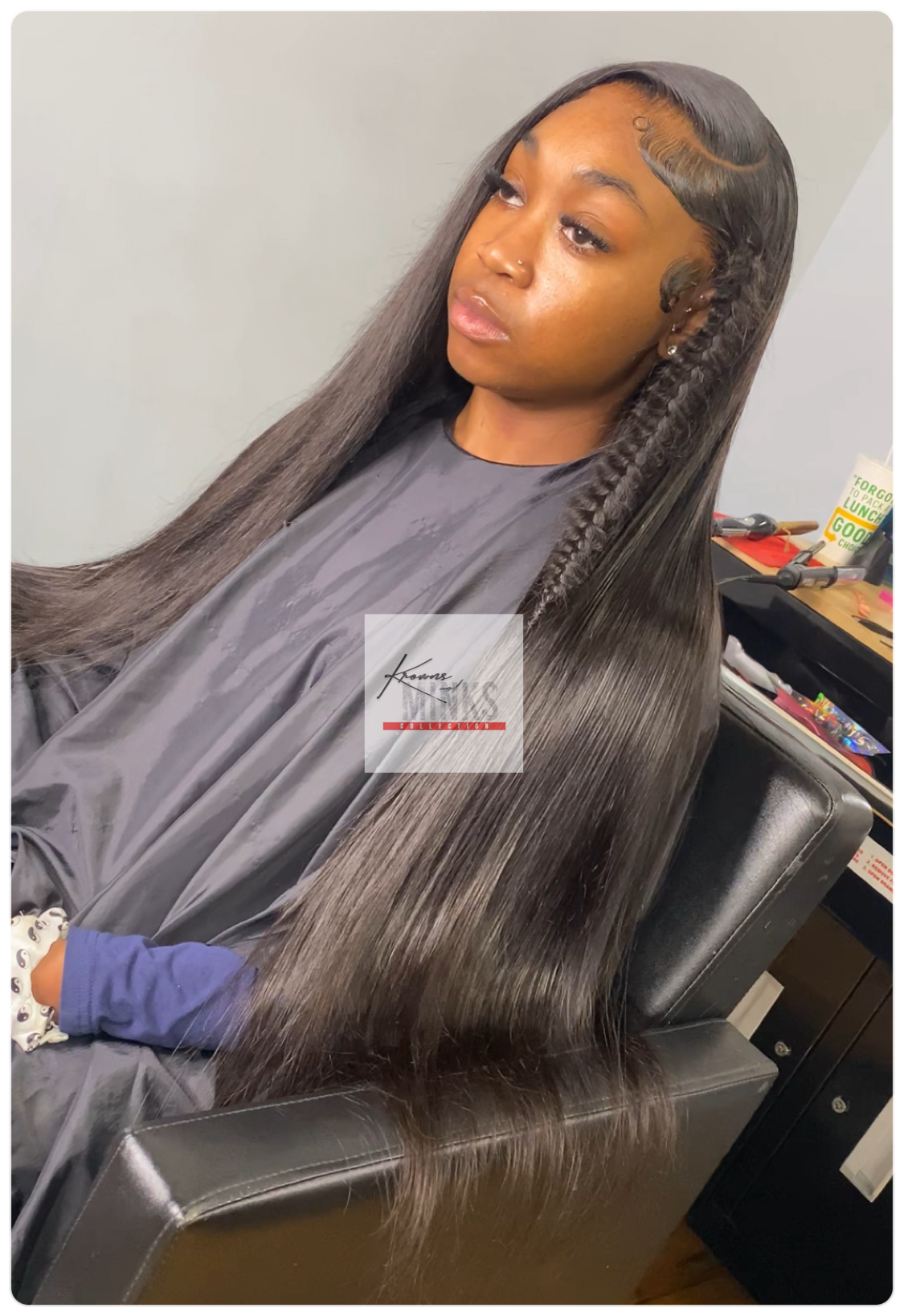 34 inch Straight 13x4 Frontal Wig