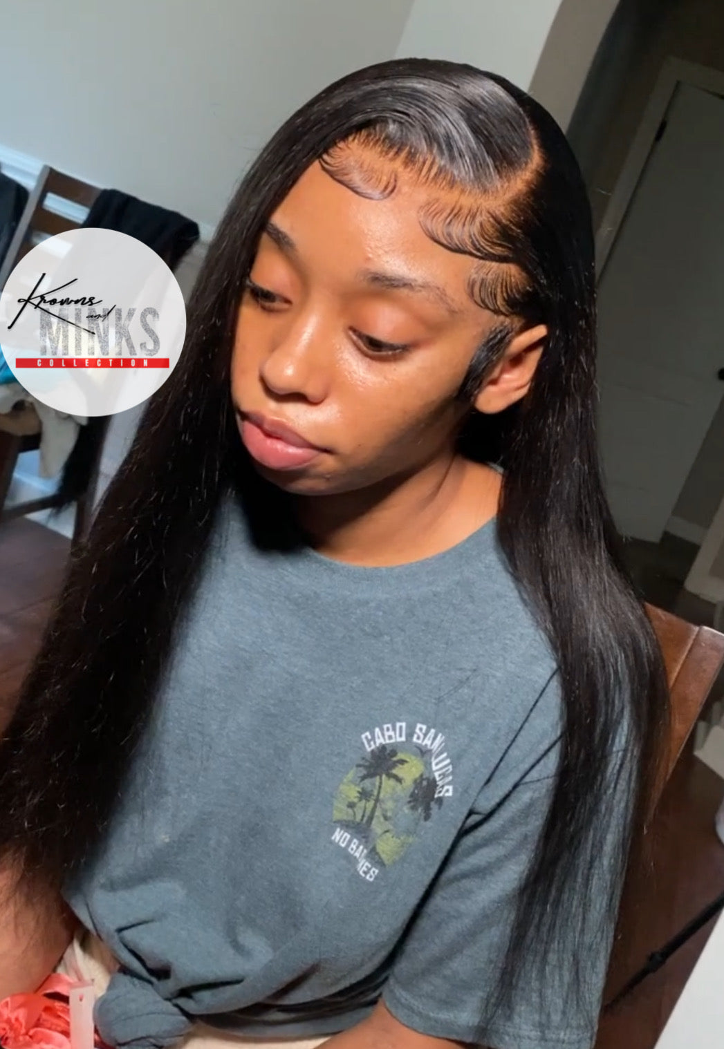 24 inch Straight 13x4 Frontal Wig