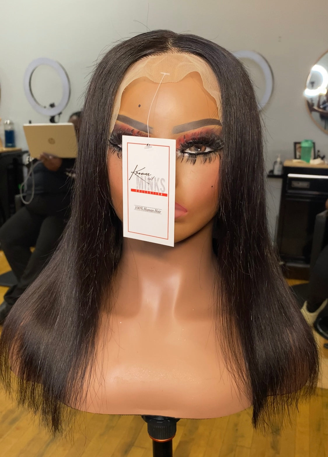 14 inch Straight 13x4 Bob Frontal Wig